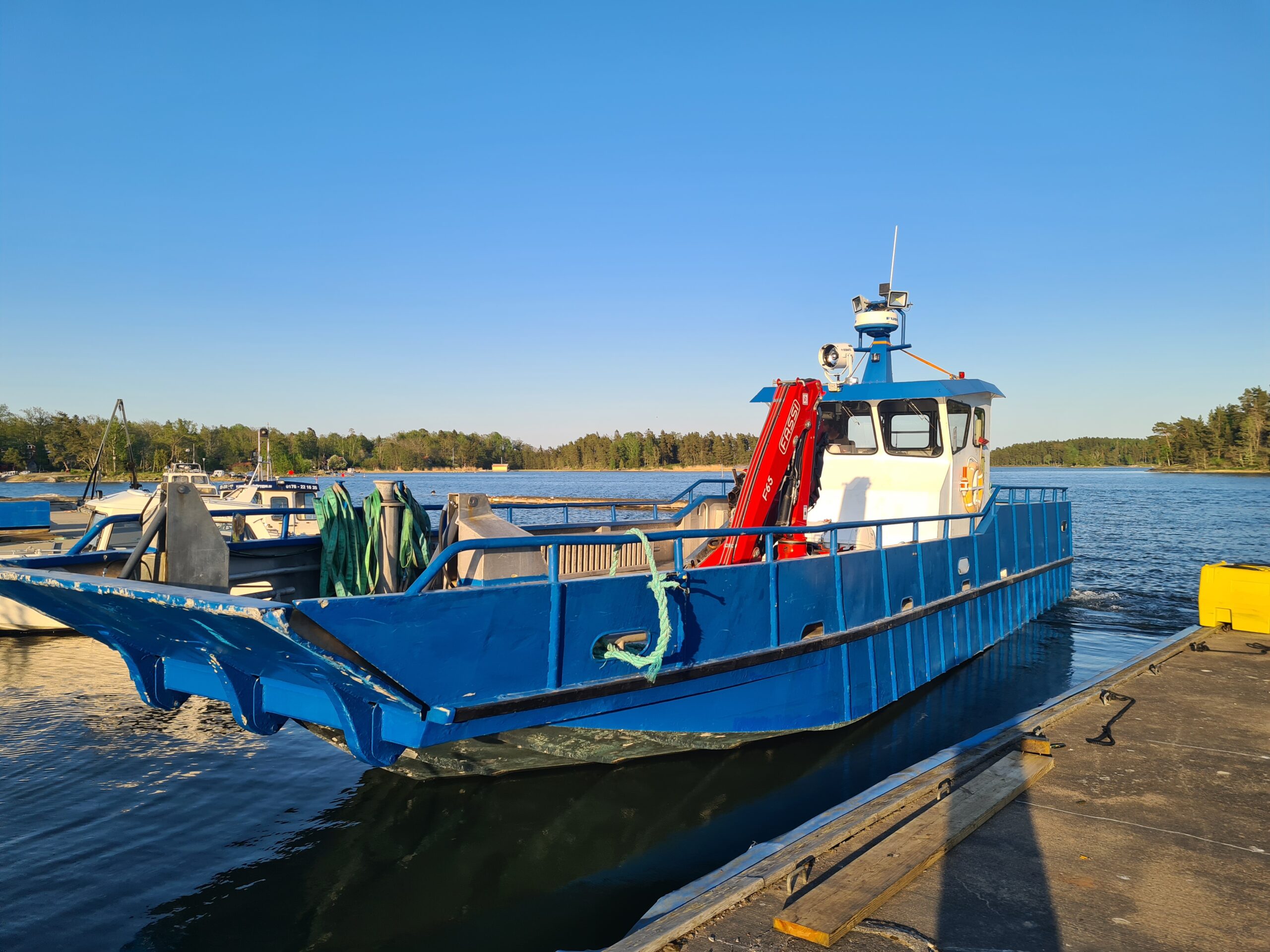 Transport av båttrailer Norrmansö